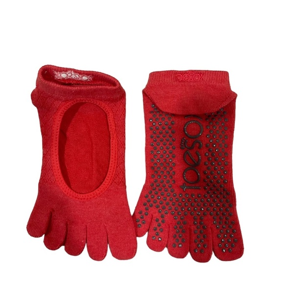 New Toesox Full Toe Bellarina Grip Socks M - Picture 2 of 2